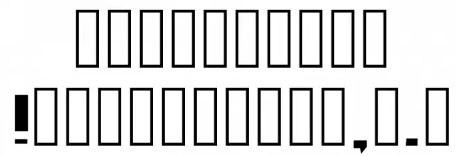 NinteyDegrees Font OTHER CHARS