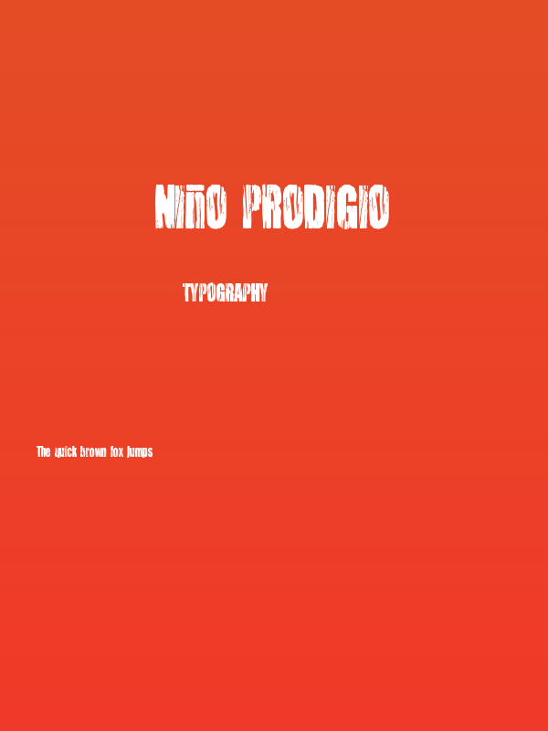 Niño Prodigio Poster