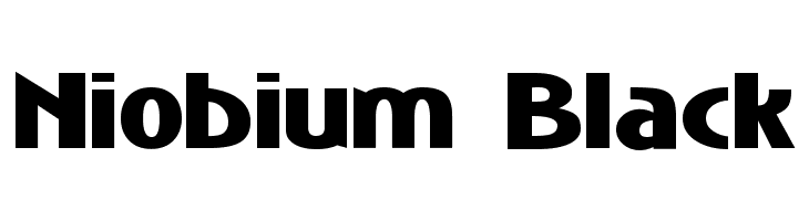 Niobium Black フォント