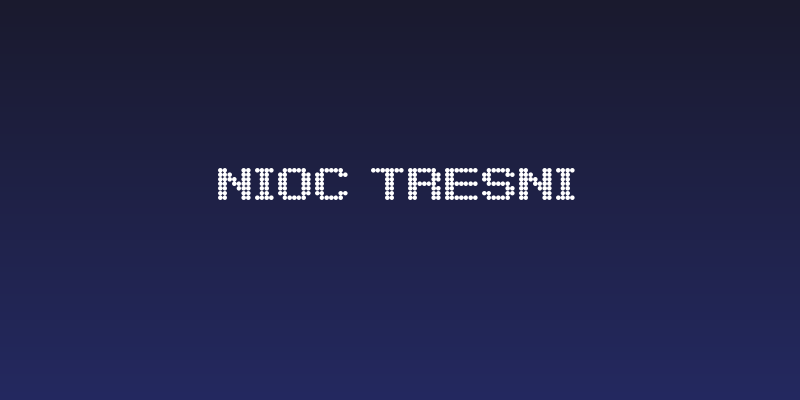 Nioc Tresni Social Header