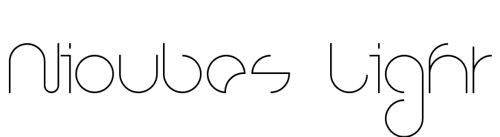 Nioubes Light Font