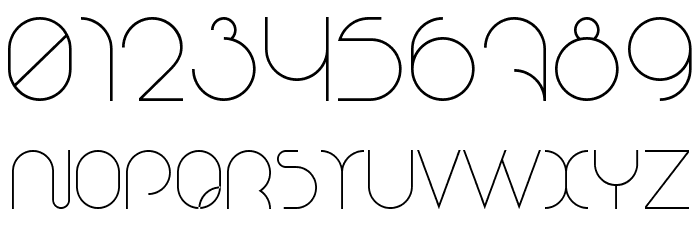 Nioubes Light Font OTHER CHARS