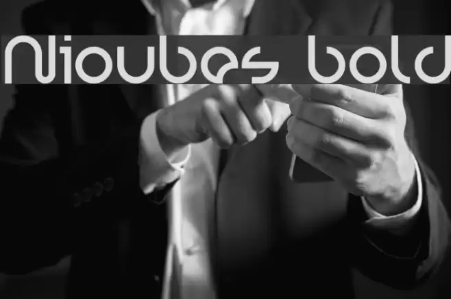 Nioubes bold Font examples