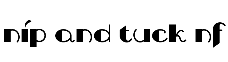 Nip And Tuck NF  Frei Schriftart Herunterladen