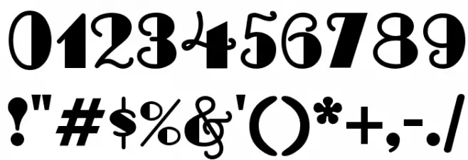 NipAndTuckNF Font OTHER CHARS