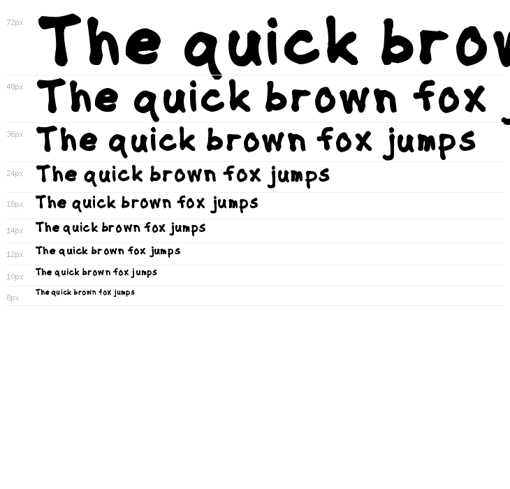 NipCen's Handwriting Bold Waterfall