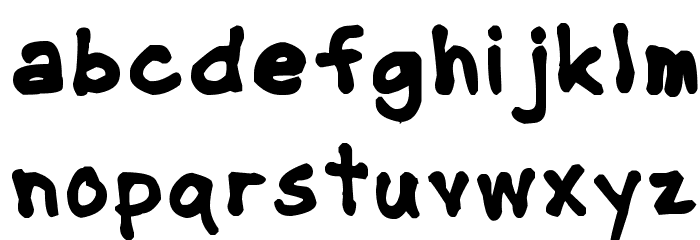 NipCen's Handwriting Bold Шрифта строчной