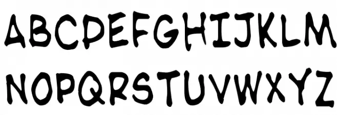 NipCen's Handwriting Condesnsed Font Litere mari