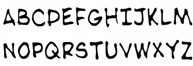 NipCen's Handwriting Light Fuentes MAYÚSCULAS
