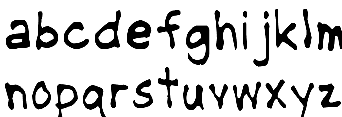 NipCen's Handwriting Light Font LOWERCASE