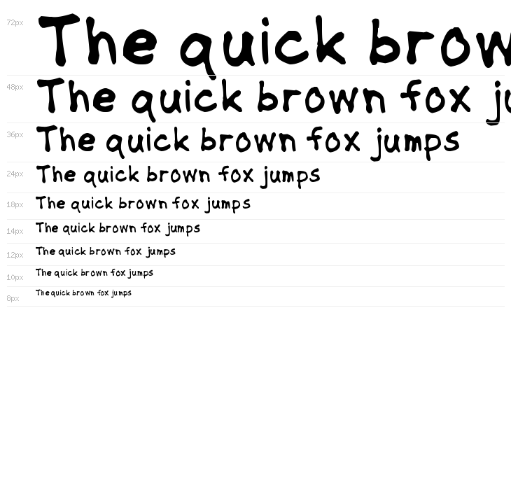 NipCen's Handwriting Regular Waterfall