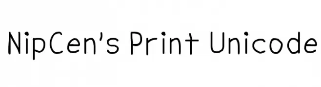 NipCen's Print Unicode 