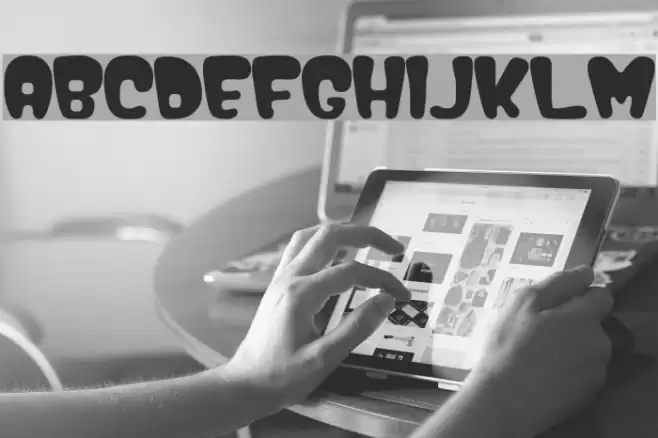 Nipple Font examples