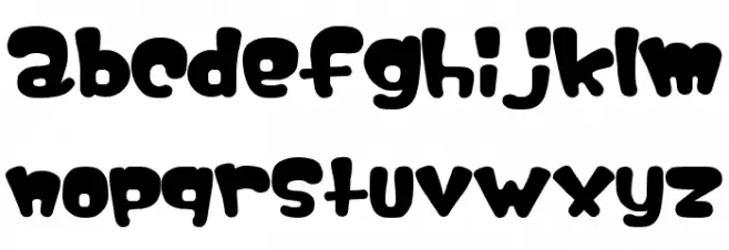 Nipple फ़ॉन्ट लोअरकेस