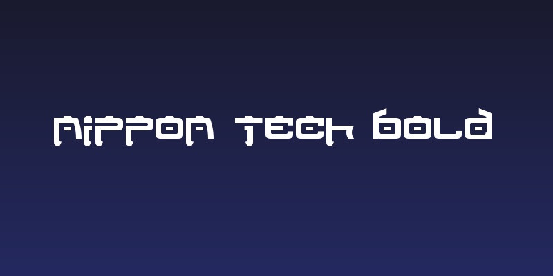 Nippon Tech Bold Social Header
