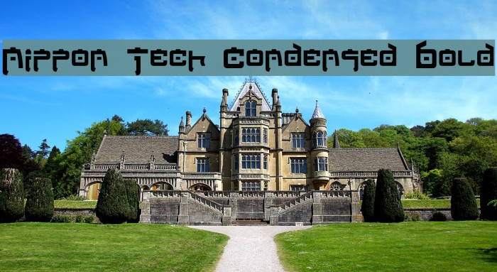 Nippon Tech Condensed Bold Example 3