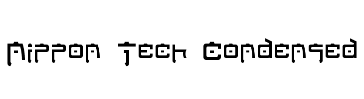Nippon Tech Condensed Font