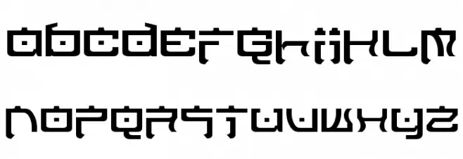 Nippon Tech Normal Schriftart Groß