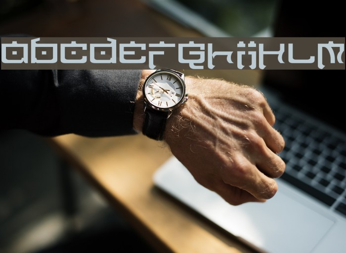 Nippon Tech Normal Font examples