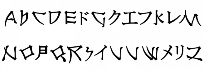 NipponLatin-Bold フォント 大文字