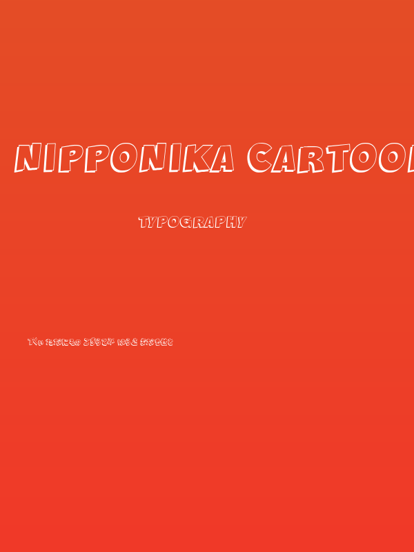 Nipponika Cartoon Poster