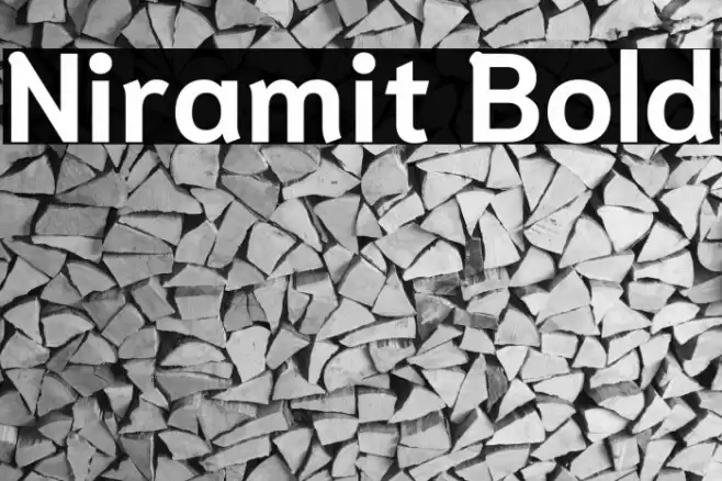 Niramit Bold Font examples