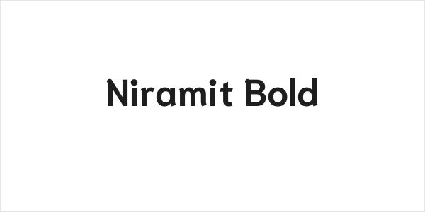 Niramit Bold Logo