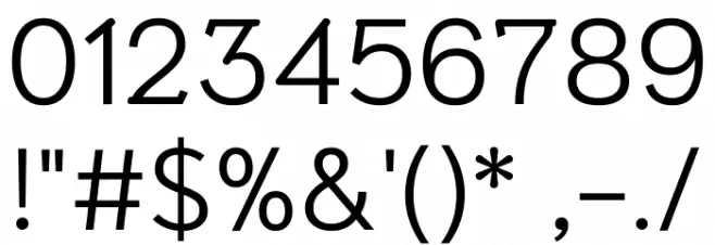 Niramit Light Font OTHER CHARS