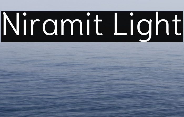 Niramit Light Example 2