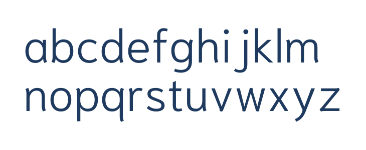 Niramit Light Lowercase