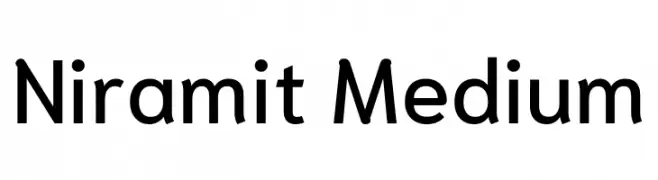 Niramit Medium  لخطوط تنزيل