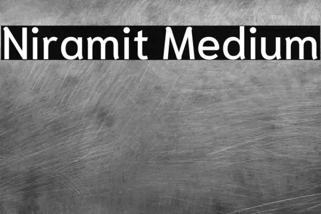 Niramit Medium Example 1