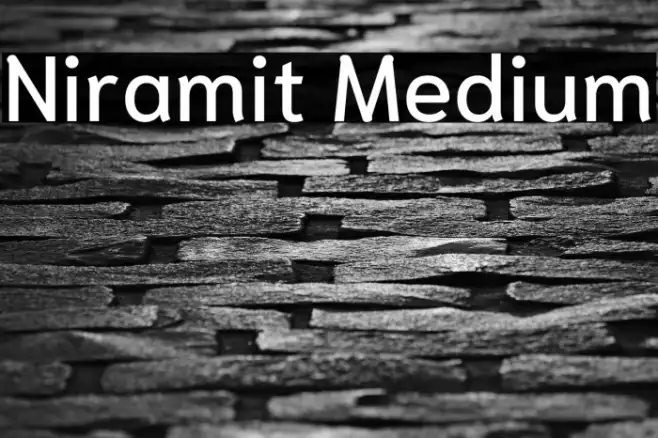 Niramit Medium Example 2