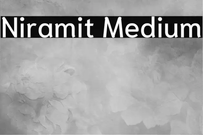 Niramit Medium Example 3