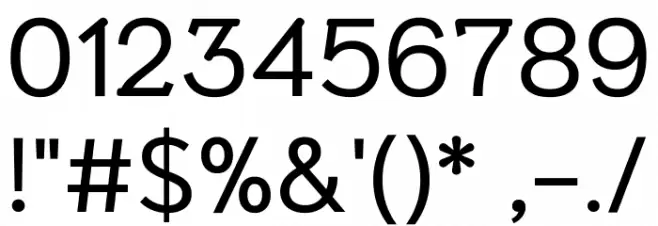 Niramit Regular Font OTHER CHARS