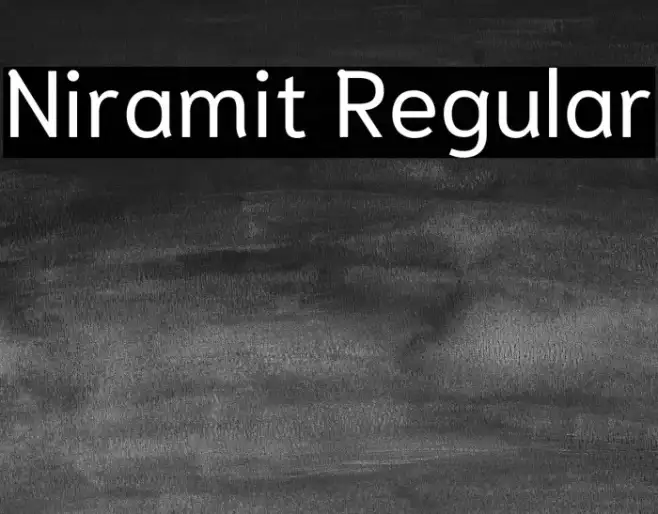 Niramit Regular Example 1