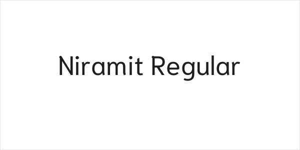 Niramit Regular Logo