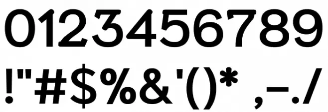 Niramit SemiBold Font OTHER CHARS