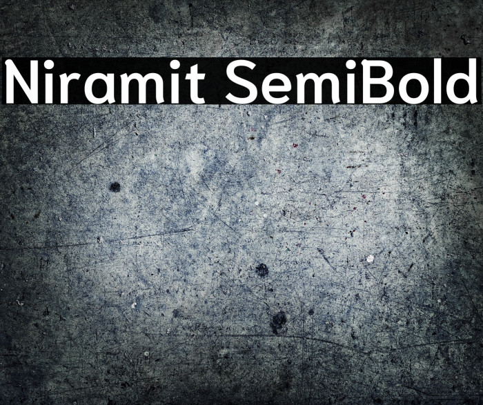 Niramit SemiBold Example 1