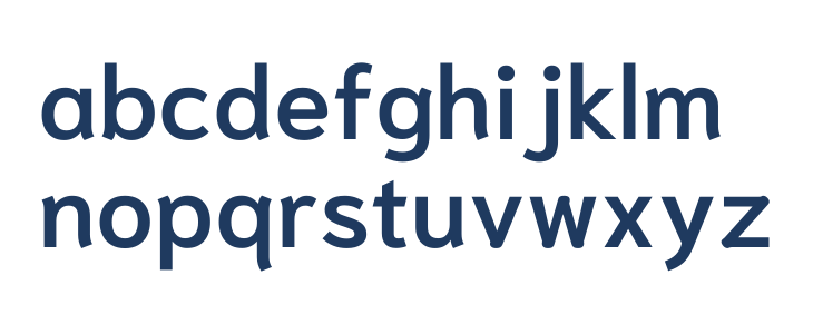 Niramit SemiBold Lowercase