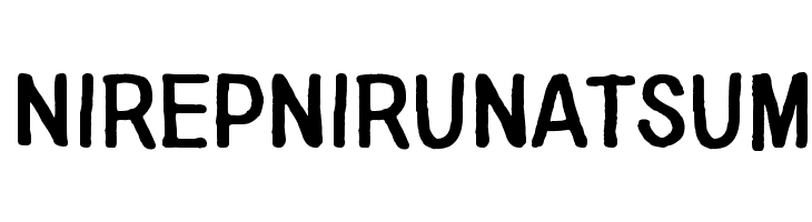 Nirepnirun atsum Font