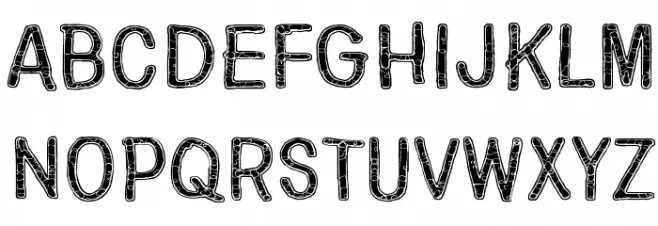 Nirepnirun oivuk フォント 大文字