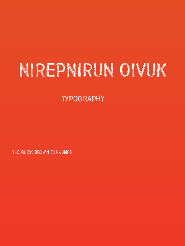 Nirepnirun oivuk Poster