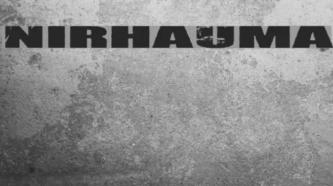 Nirhauma Font examples