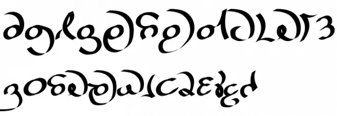 Nirichaen [Ninety] Font Litere mari