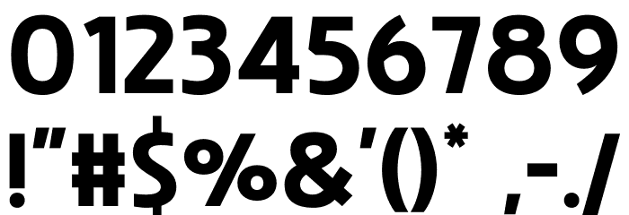 Nirland Font Alte caractere