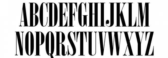 Nirvana Font Litere mari