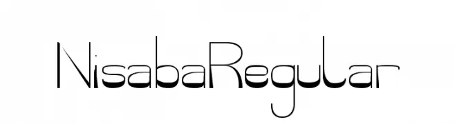NisabaRegular  Frei Schriftart Herunterladen