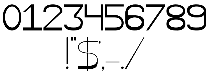 NisabaRegular Font OTHER CHARS