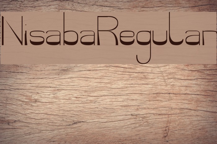 NisabaRegular Font examples